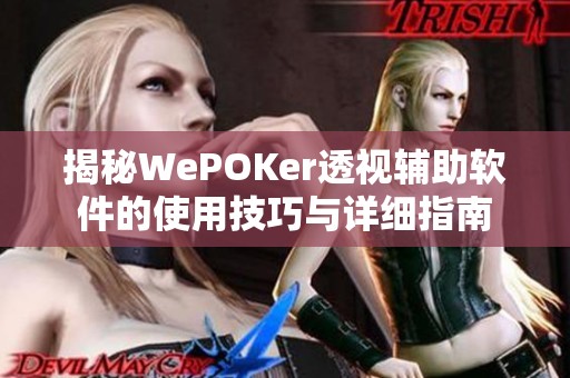揭秘WePOKer透视辅助软件的使用技巧与详细指南