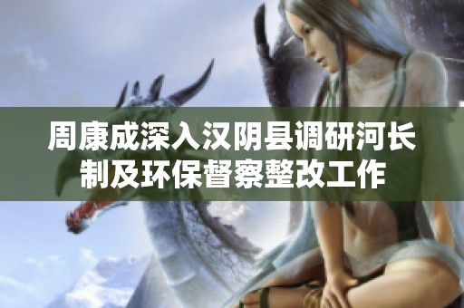 周康成深入汉阴县调研河长制及环保督察整改工作