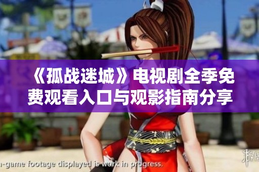《孤战迷城》电视剧全季免费观看入口与观影指南分享
