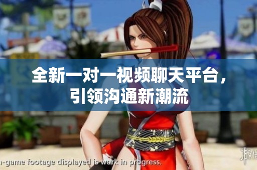 全新一对一视频聊天平台，引领沟通新潮流