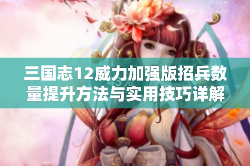 三国志12威力加强版招兵数量提升方法与实用技巧详解