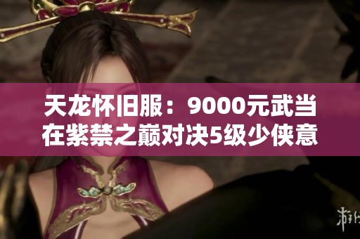 天龙怀旧服：9000元武当在紫禁之巅对决5级少侠意外落败！