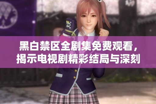 黑白禁区全剧集免费观看，揭示电视剧精彩结局与深刻主题