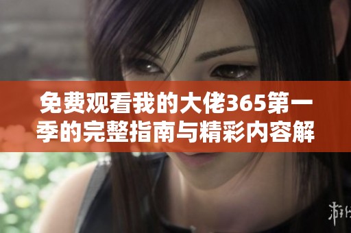 免费观看我的大佬365第一季的完整指南与精彩内容解读