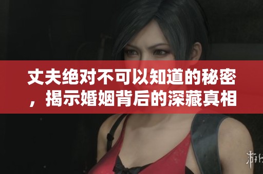 丈夫绝对不可以知道的秘密，揭示婚姻背后的深藏真相