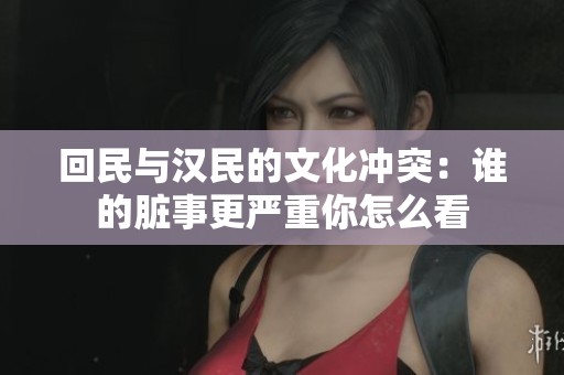 回民与汉民的文化冲突：谁的脏事更严重你怎么看