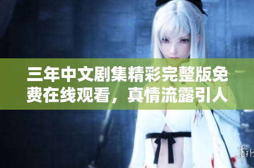 三年中文剧集精彩完整版免费在线观看，真情流露引人入胜