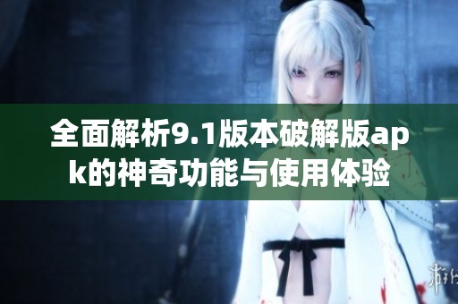 全面解析9.1版本破解版apk的神奇功能与使用体验