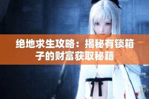 绝地求生攻略：揭秘有锁箱子的财富获取秘籍
