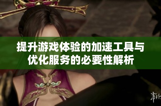 提升游戏体验的加速工具与优化服务的必要性解析