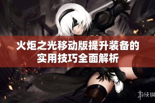 火炬之光移动版提升装备的实用技巧全面解析
