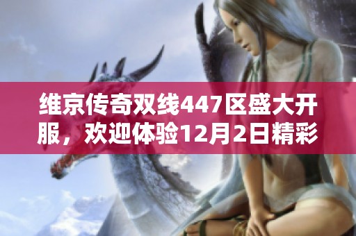维京传奇双线447区盛大开服，欢迎体验12月2日精彩冒险之旅！