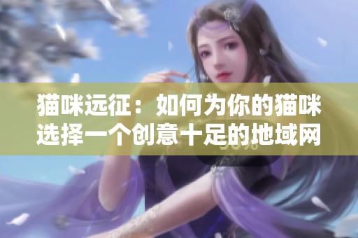 猫咪远征：如何为你的猫咪选择一个创意十足的地域网名