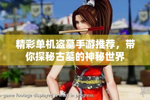 精彩单机盗墓手游推荐，带你探秘古墓的神秘世界