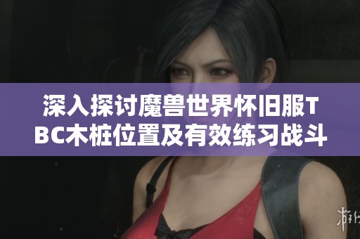 深入探讨魔兽世界怀旧服TBC木桩位置及有效练习战斗攻略