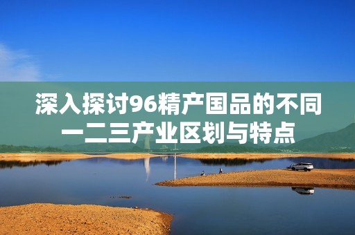 深入探讨96精产国品的不同一二三产业区划与特点