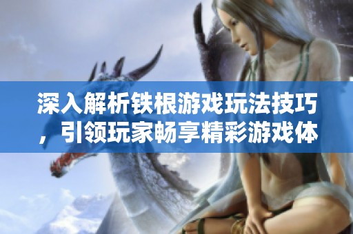 深入解析铁根游戏玩法技巧，引领玩家畅享精彩游戏体验