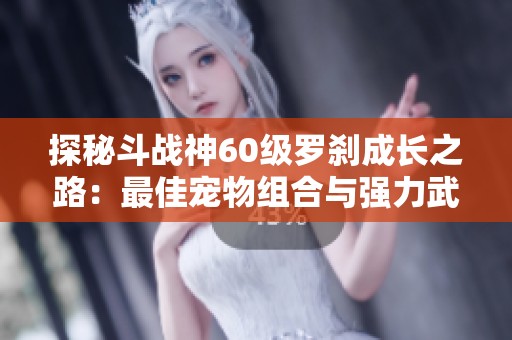 探秘斗战神60级罗刹成长之路：最佳宠物组合与强力武器全解析