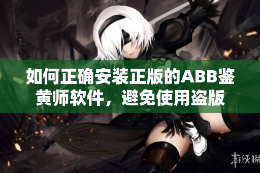 如何正确安装正版的ABB鉴黄师软件，避免使用盗版