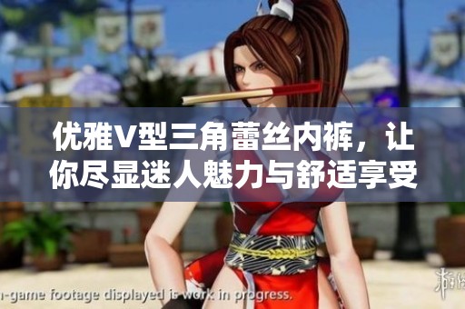 优雅V型三角蕾丝内裤，让你尽显迷人魅力与舒适享受