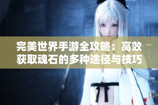 完美世界手游全攻略：高效获取魂石的多种途径与技巧分析指南