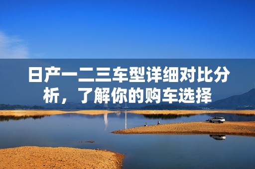 日产一二三车型详细对比分析，了解你的购车选择