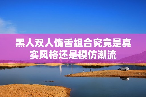 黑人双人饶舌组合究竟是真实风格还是模仿潮流
