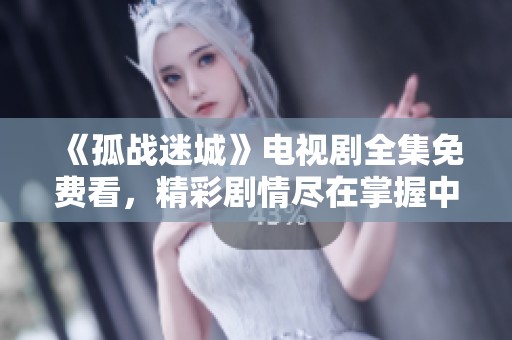《孤战迷城》电视剧全集免费看，精彩剧情尽在掌握中