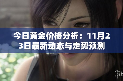 今日黄金价格分析：11月23日最新动态与走势预测