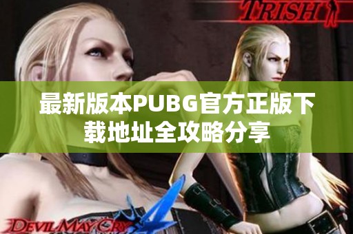最新版本PUBG官方正版下载地址全攻略分享