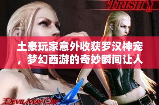 土豪玩家意外收获罗汉神宠，梦幻西游的奇妙瞬间让人惊叹不已