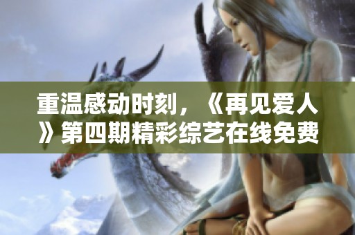 重温感动时刻，《再见爱人》第四期精彩综艺在线免费观看