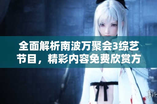 全面解析南波万聚会3综艺节目，精彩内容免费欣赏方法揭秘