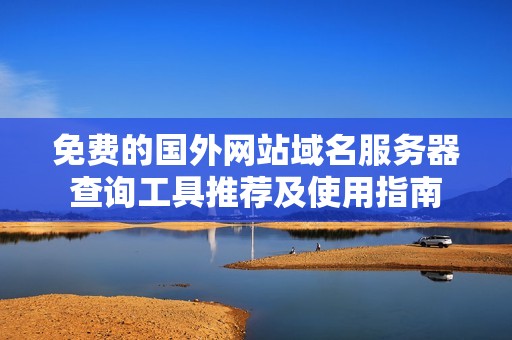 免费的国外网站域名服务器查询工具推荐及使用指南