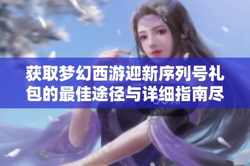 获取梦幻西游迎新序列号礼包的最佳途径与详细指南尽在豚牛手游网