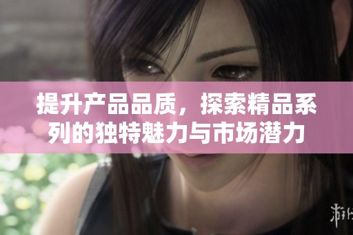 提升产品品质，探索精品系列的独特魅力与市场潜力