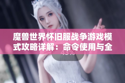 魔兽世界怀旧服战争游戏模式攻略详解：命令使用与全面解析指南