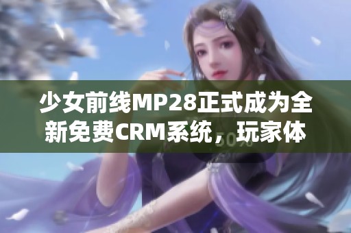 少女前线MP28正式成为全新免费CRM系统，玩家体验升级