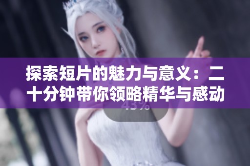 探索短片的魅力与意义：二十分钟带你领略精华与感动