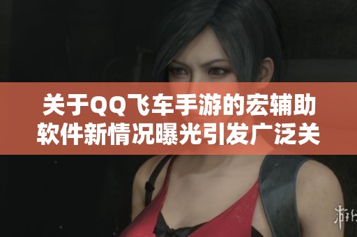 关于QQ飞车手游的宏辅助软件新情况曝光引发广泛关注的社会新闻