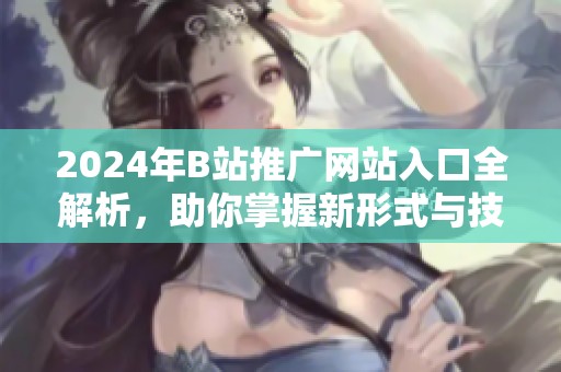 2024年B站推广网站入口全解析，助你掌握新形式与技巧