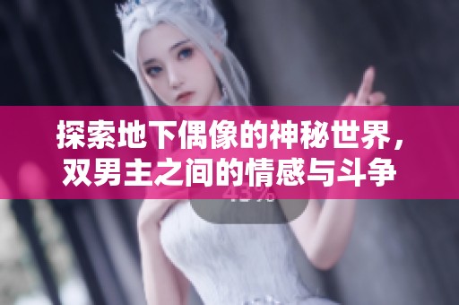 探索地下偶像的神秘世界，双男主之间的情感与斗争