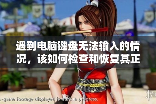 遇到电脑键盘无法输入的情况，该如何检查和恢复其正常状态的方法解析