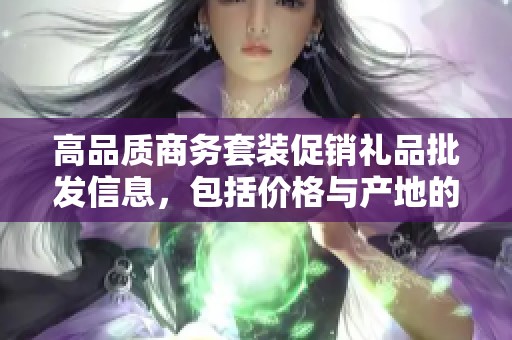 高品质商务套装促销礼品批发信息，包括价格与产地的全面解析与推荐