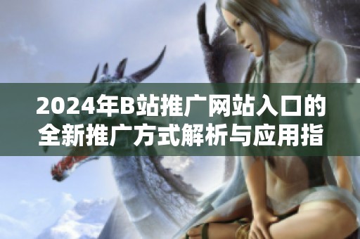 2024年B站推广网站入口的全新推广方式解析与应用指南