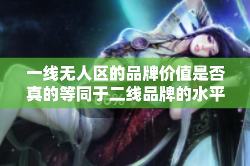 一线无人区的品牌价值是否真的等同于二线品牌的水平