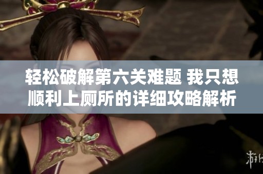 轻松破解第六关难题 我只想顺利上厕所的详细攻略解析