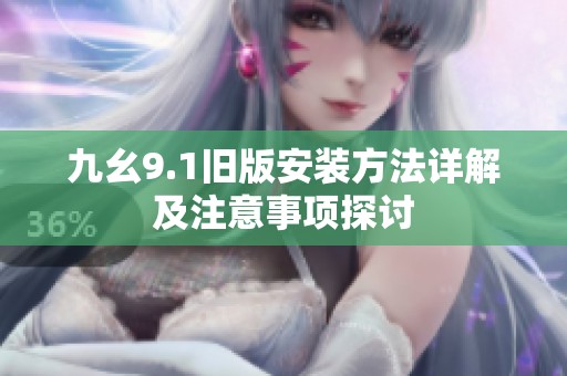 九幺9.1旧版安装方法详解及注意事项探讨