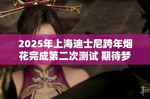 2025年上海迪士尼跨年烟花完成第二次测试 期待梦幻震撼的迎新盛典