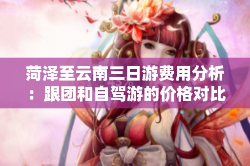 菏泽至云南三日游费用分析：跟团和自驾游的价格对比